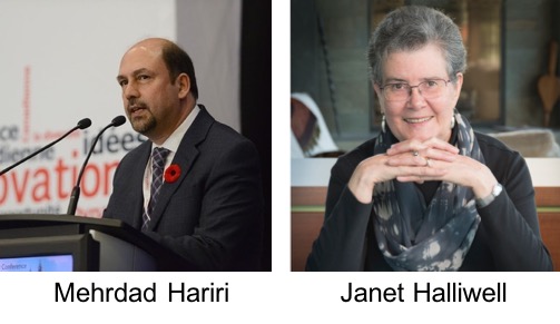 Mehrdad Hariri and Janet Halliwell