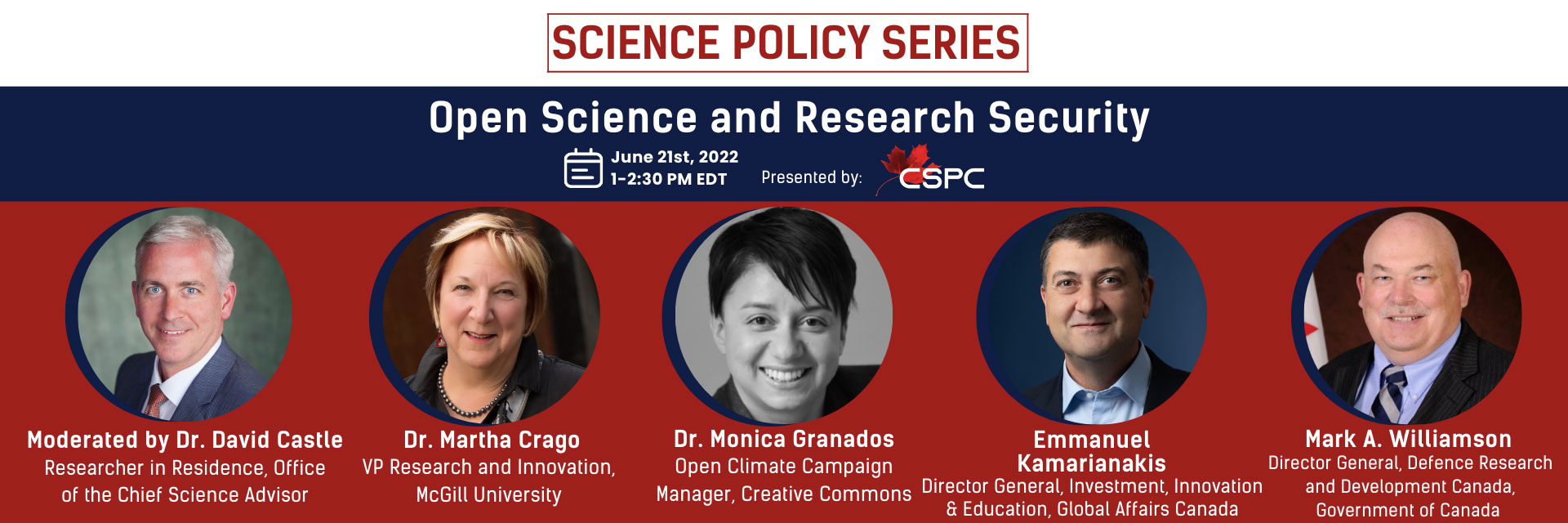 Banner for Open Science vs. Research Security event on June 21 at 1 PM