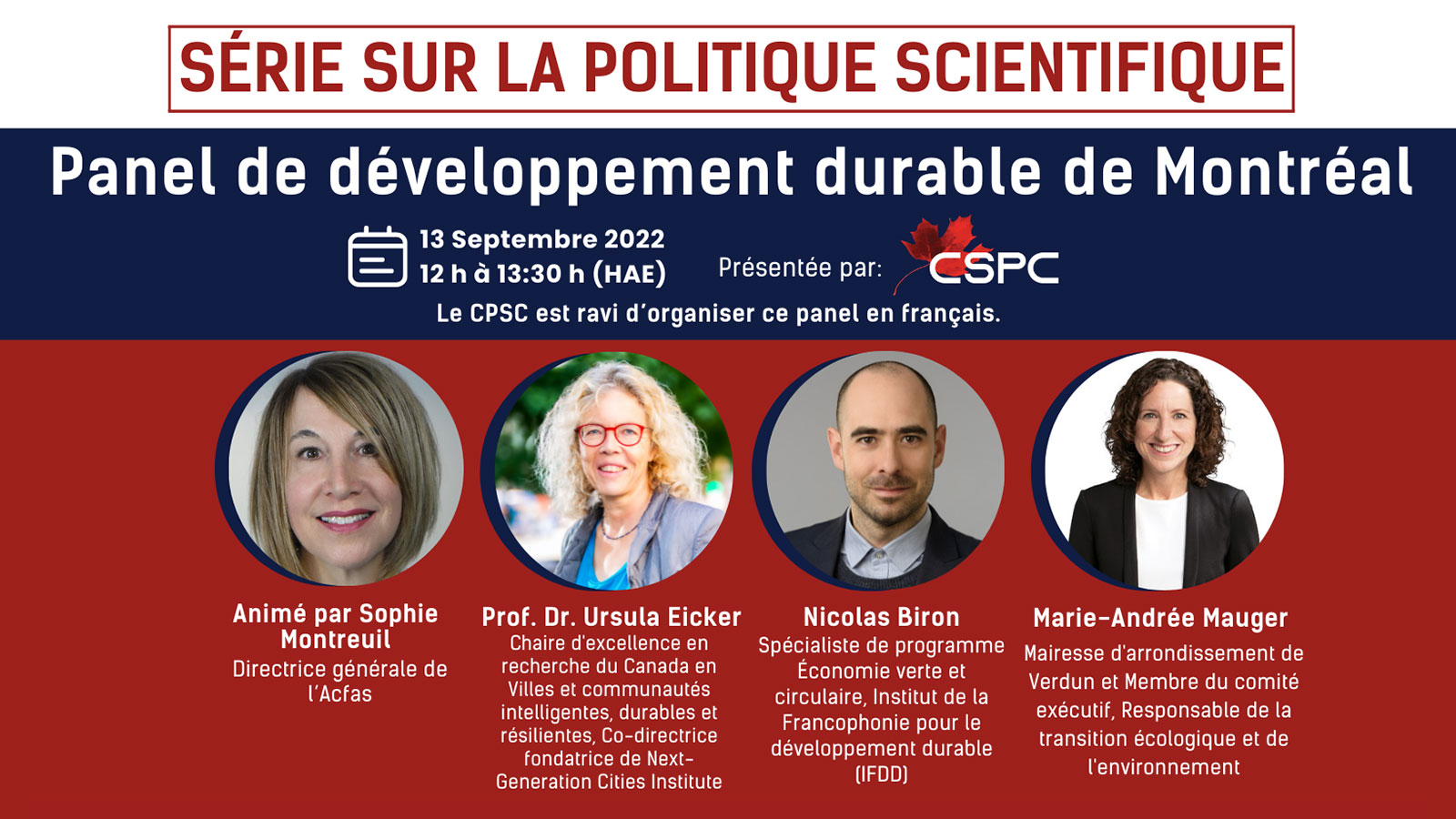 Panel de développement durable de Montréal