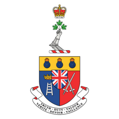 les armoiries du Collège militaire royal du Canada