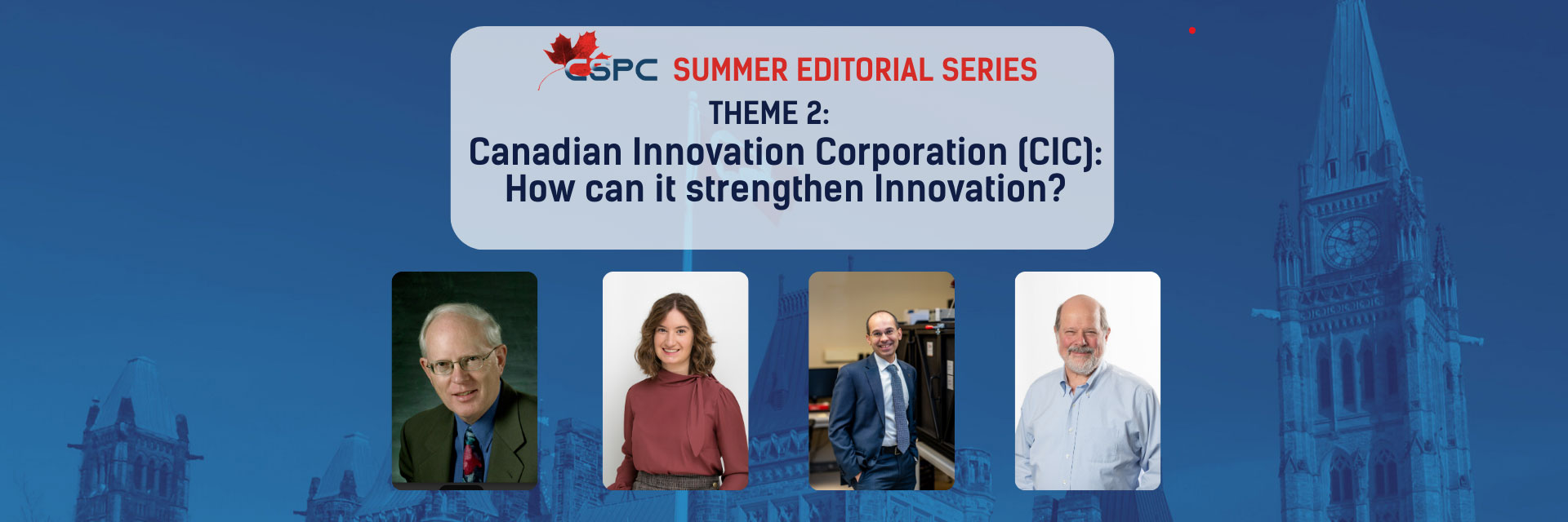 Canadian Innovation Corporation editorial series banner