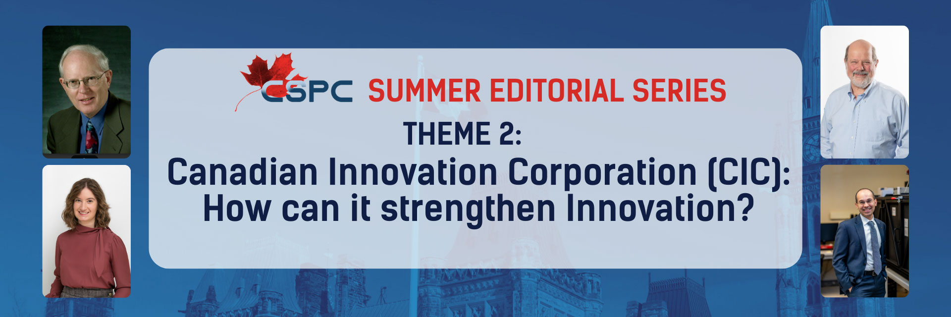 Canadian Innovation Corporation editorial series banner