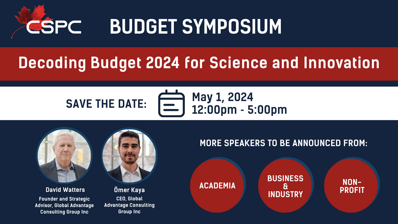Budget Symposium Save The Date-May 1, 2024