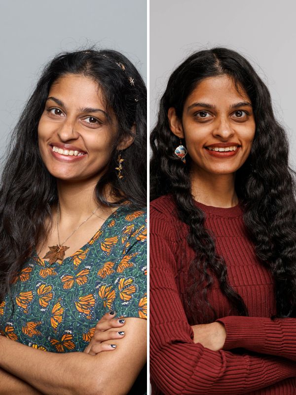 Portrait of Swapna and Sandhya Mylabathula
